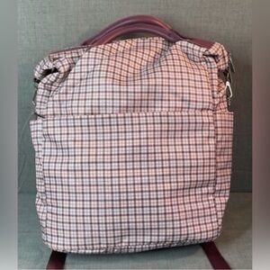 A New Day A New Plaid Backpack